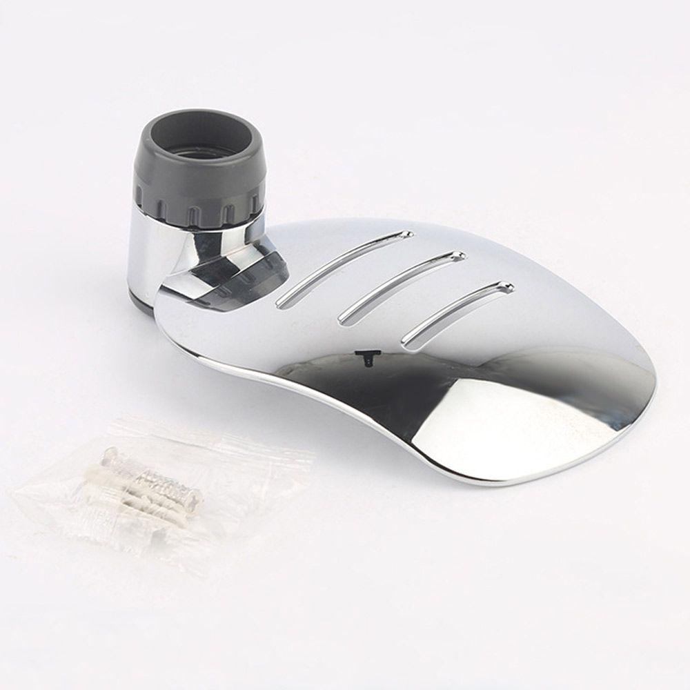 Populer22 /24 /25MM Piring Sabun Untuk22 24 25 mm Perak Mandi Shower Piring Adjustable Rel Geser