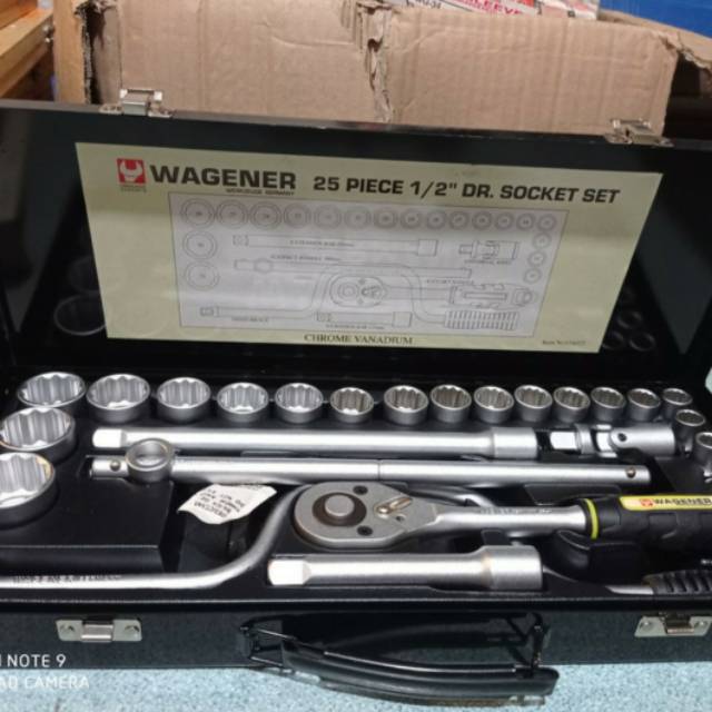 MDN | WAGENER konci sok set-kunci set 25 pcs type metric