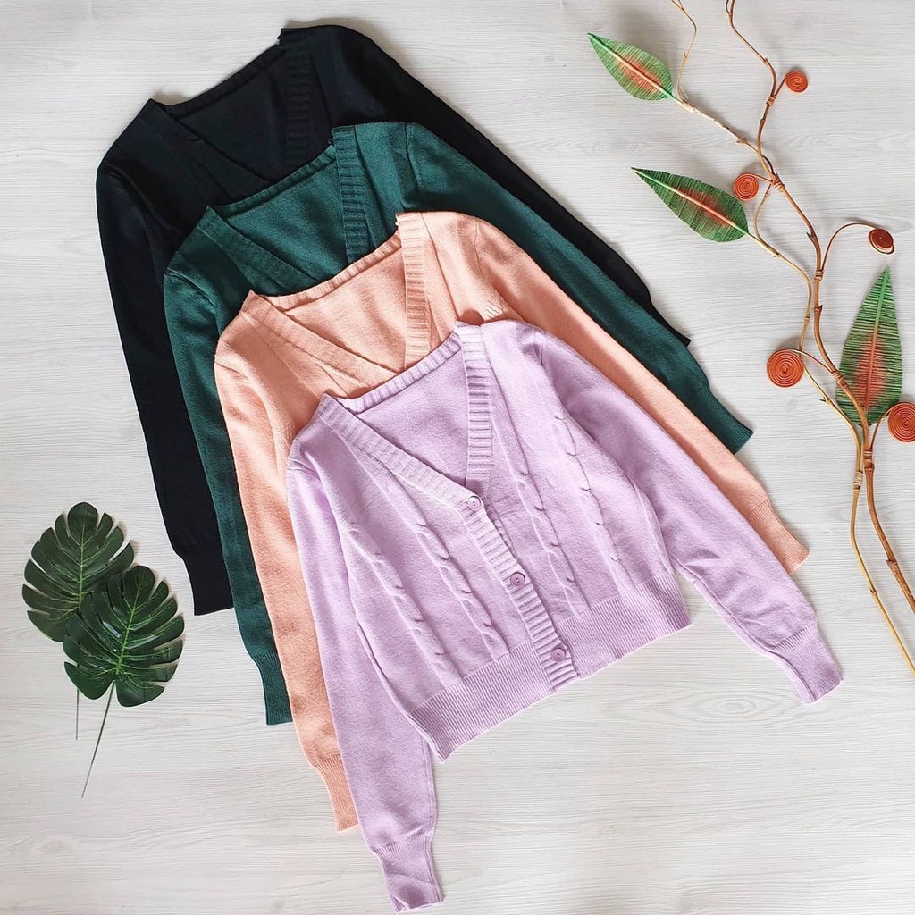 LENALI CARDI KNIT IMPORT