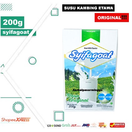 

Susu Kambing Etawa SyifaGoat Milk Rasa Original 200 gr