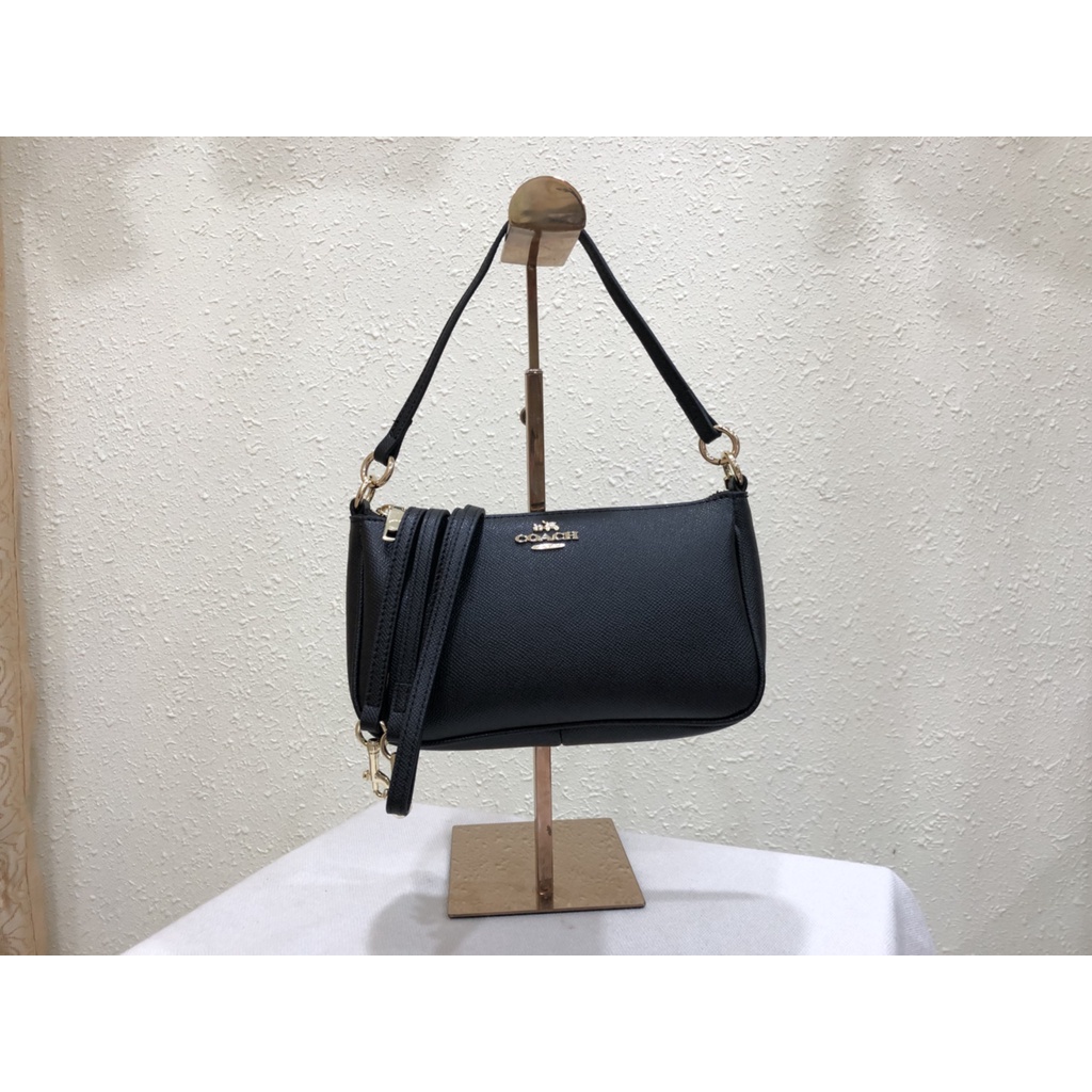（grab）25591 coach Top Handle Pouch Women Handbag Crossbody Sling Mahjong Bag
