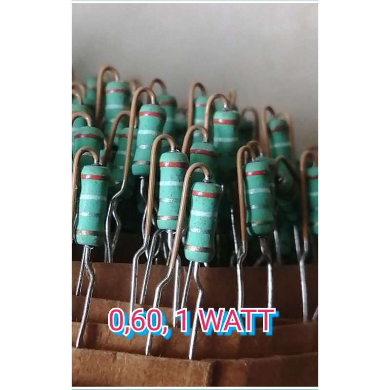 RESISTOR- 0,60, ohm. 1 WATT, JAPAN