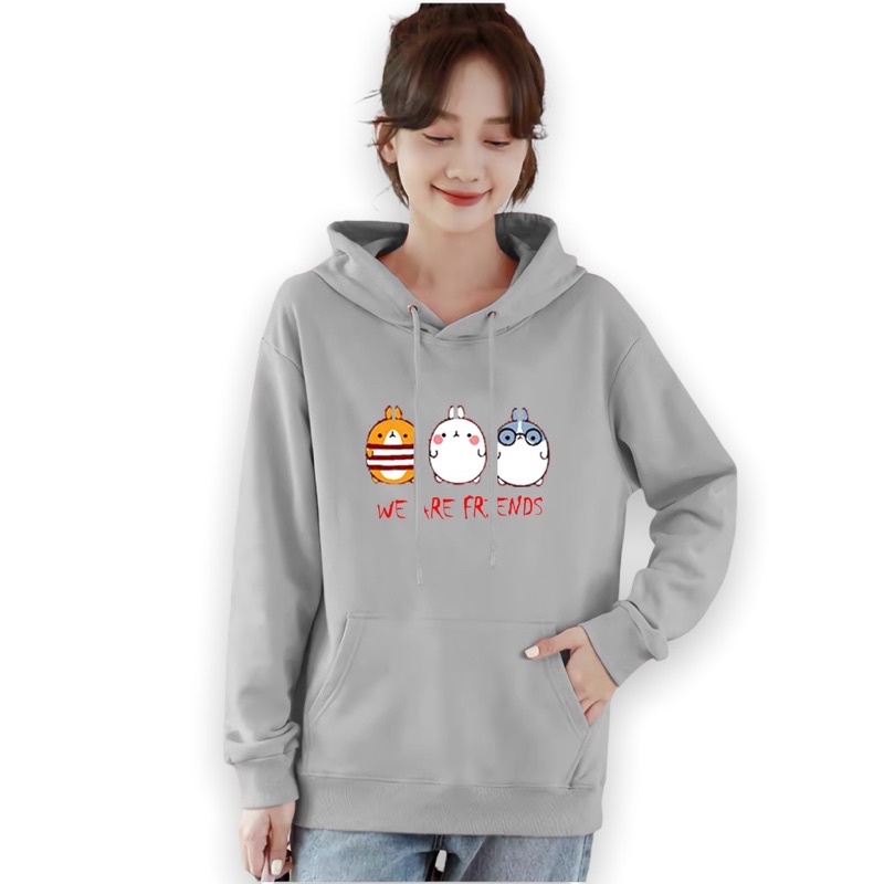 Lilipop.id Sweater Wanita Hamster Hoodie Jumper Outwear