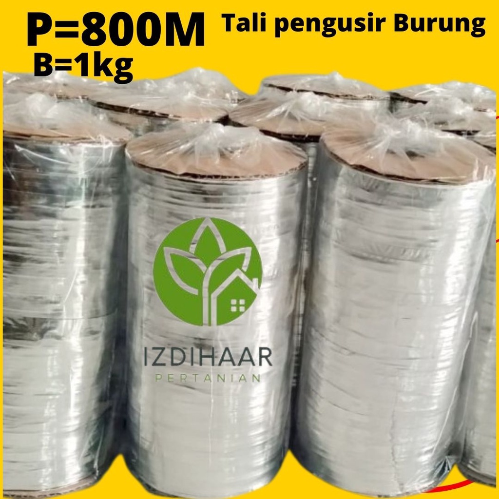TALI PERAK PENGUSIR BURUNG DI SAWAH  800 meter