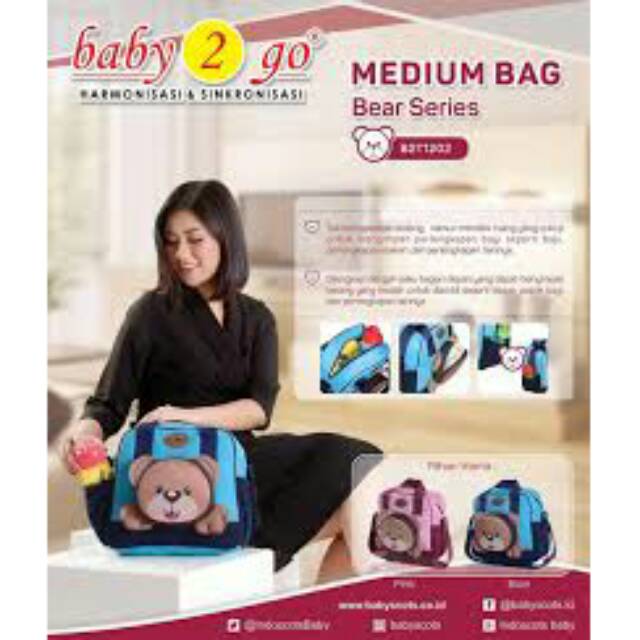 Baby 2 Go Medium Bag Bear Series (B2T1202)