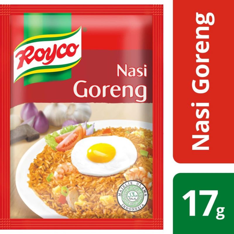 

Royco Nasi Goreng 17gr Royco Bumbu Komplit Ayam Goreng Pedas