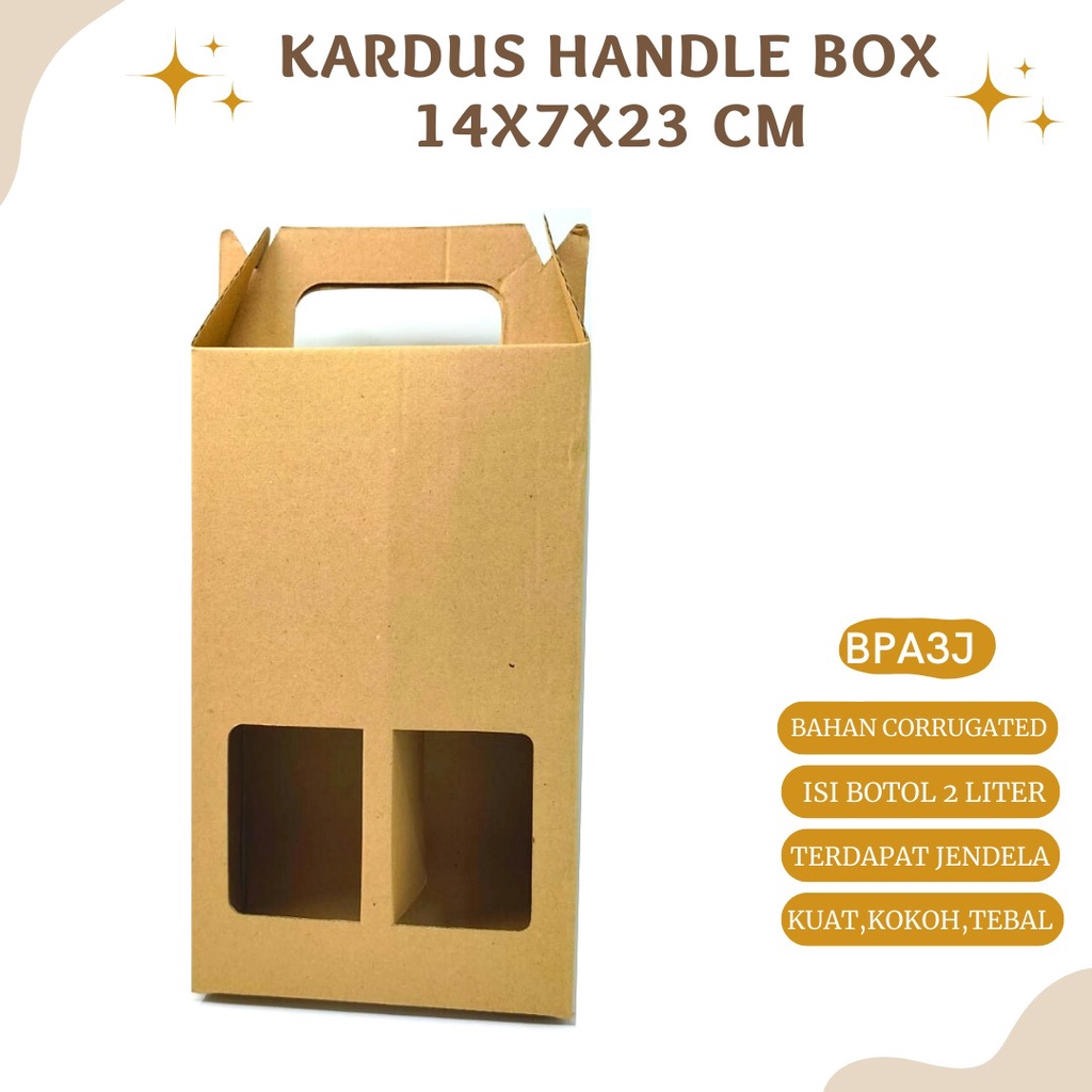 Kardus Box Jinjing Handle Box (BPA3J-Corrugated)