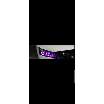 Headlamp Innova Reborn Projector Proji Ring RGB Hexalgounal.Lampu Depan Innova Reborn Doubel Project