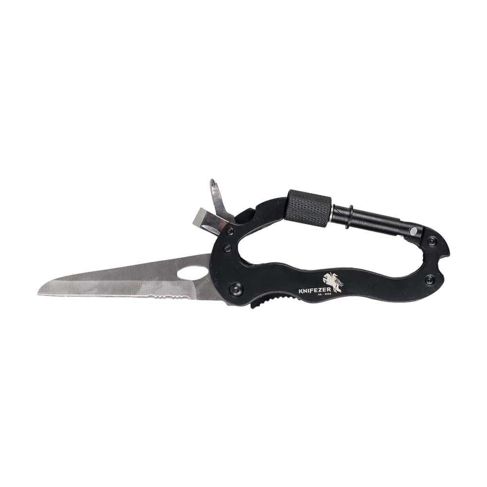 KNIFEZER Karabiner Pisau Lipat 5in1 Knife Survival EDC - RB-999B