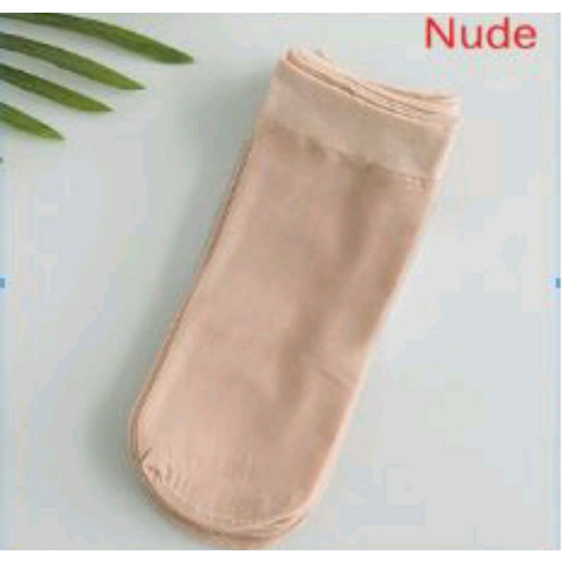 Stoking kaos kaki tipis pendek nylon premium