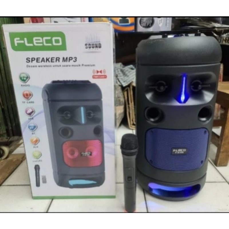 speaker bluetooth fleco 10 inch