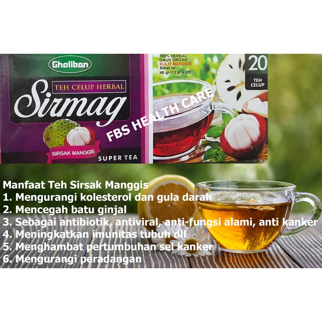 

TEH CELUP SIRMAG ( SIRSAK + MANGGIS ) GHOLIBAN - ORIGINAL