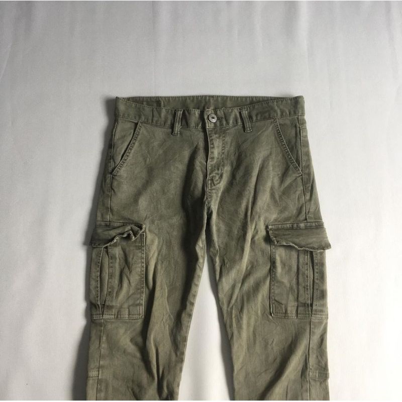 CELANA / CELANA COWO / CELANA CARGO (CARGO PANTS OLIVE GREEN UNBRAND)