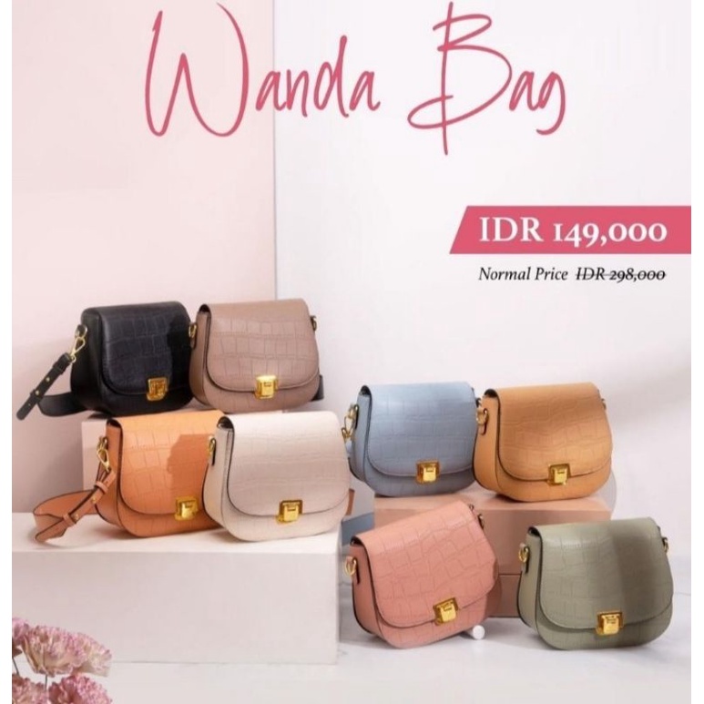 Wanda Bag Jims Honey Tas Selempang Sling Bag Kecil Wanita