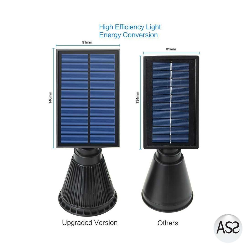 ASS Shop - Lampu Taman Energi Solar Panel 4 LED