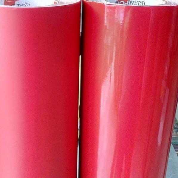 Flash Sale - METERAN ORACAL 651 031 RED Merah Cabe Ferarri Gloss Matte Doff Polet Skotlet Motor Mobi