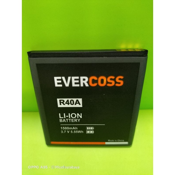 Baterai battery batrai batre Evercoss R40A A7B original