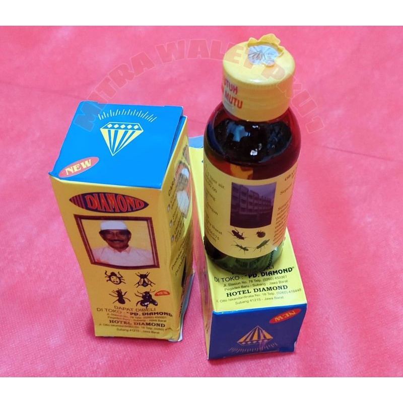 DIAMOND (KACA) obat pembasmi hama walet botol kaca