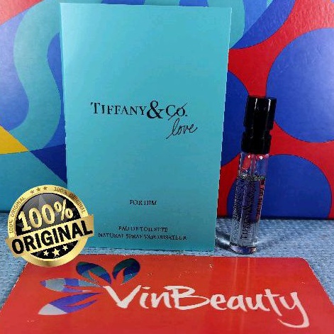 Vial Parfum OriginaL Tiffany &amp; Co. Love For Him EDT 1.2 ml Murah