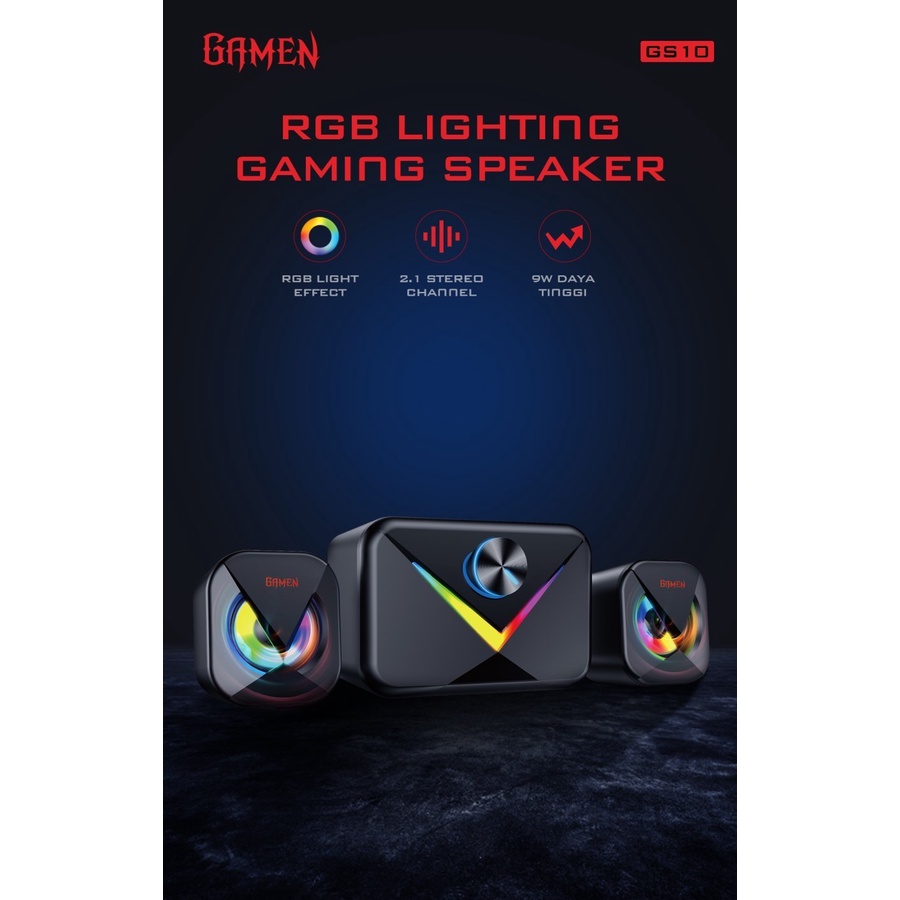 Speaker Gaming GAMEN GS10 | ITECHBALI