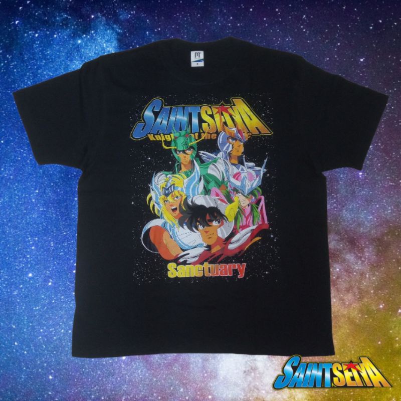 Saint Seiya Vintage Anime T-shirt/Kaos Anime Saint Seiya Oversize