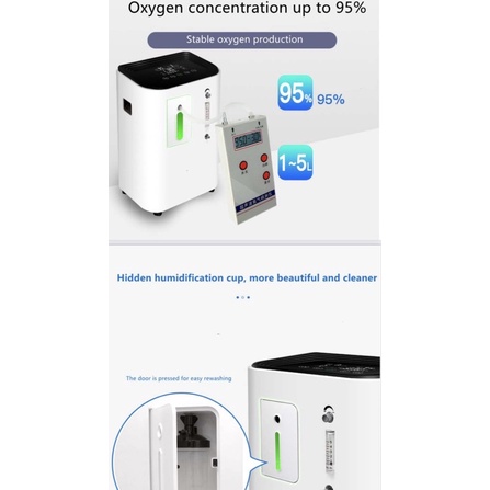 SPEC+99Z5 Oxygen Concentrator Mesin Pembuat Oksigen Medical 5 L 95%