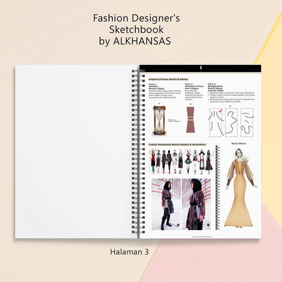 

I-AZE〉 【»〉 Alkhansas - Buku Gambar Fashion Designer Hard Cover (Fashion Designer's Sketchbook) Volume 8