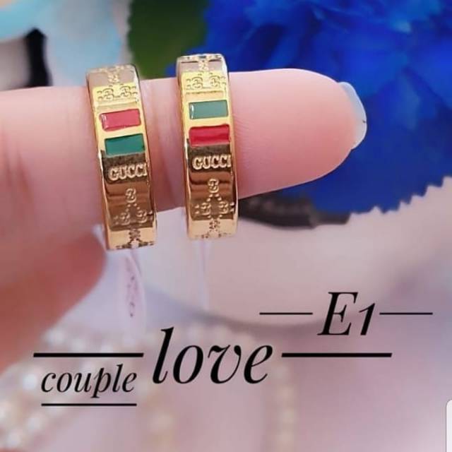 Cincin titanium gc kapel atau satuan dapet 2pcs