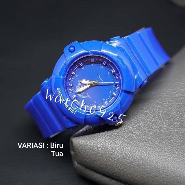 ✅COD FREE BATERAI JAM TANGAN WANITA PRIA WATCH KERAT WARNA 7 READY SPORT RUBBER IMPORT GROSIR  W111