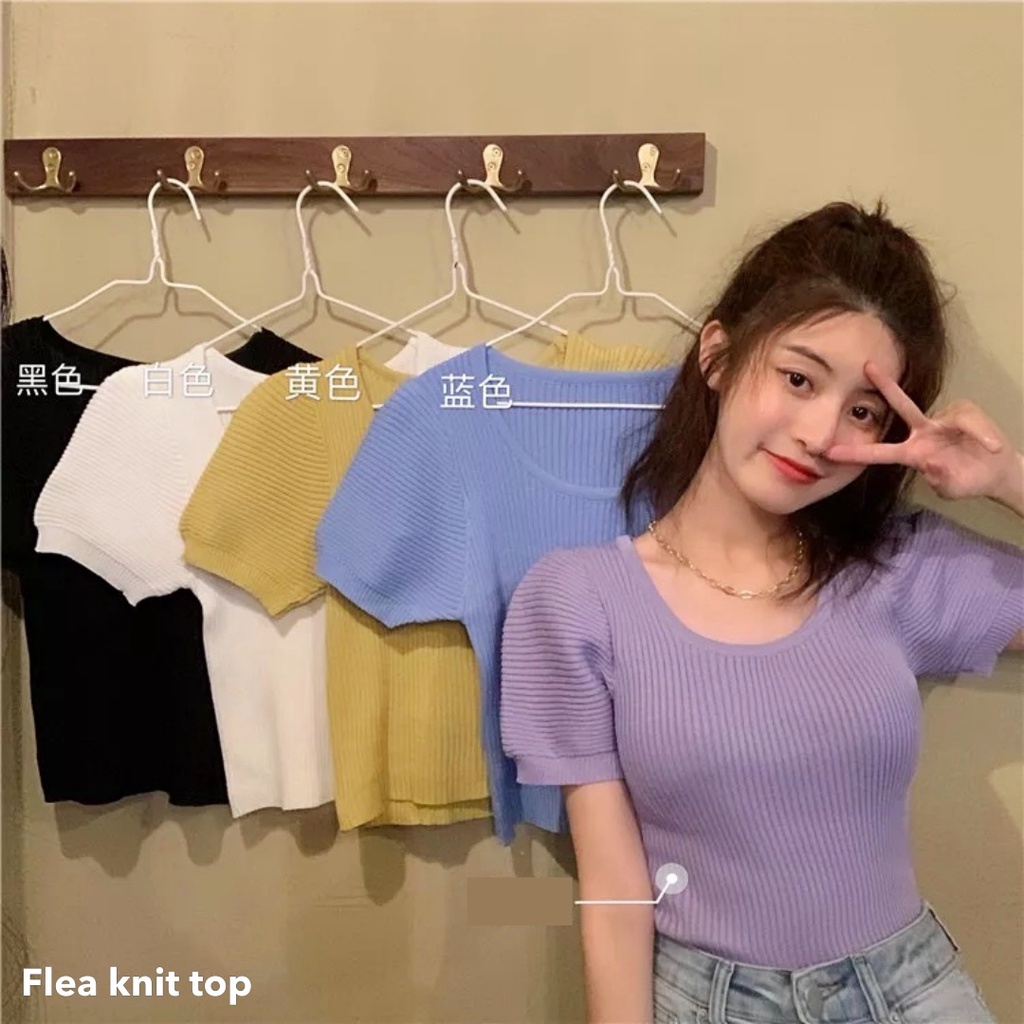 Flea knit top - Thejanclothes