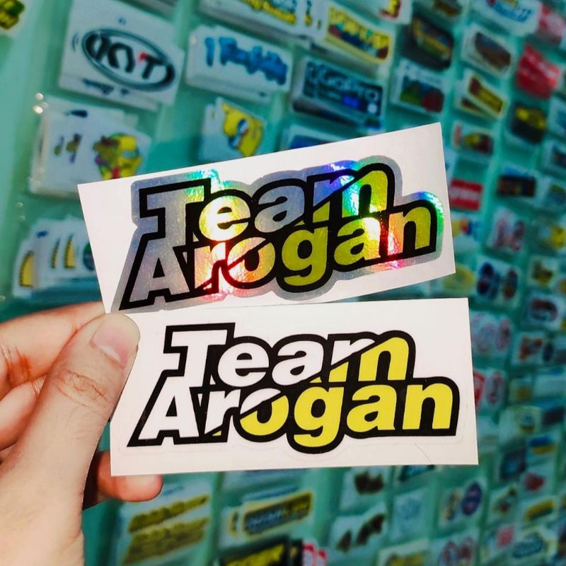 sticker printing TEAM AROGAN