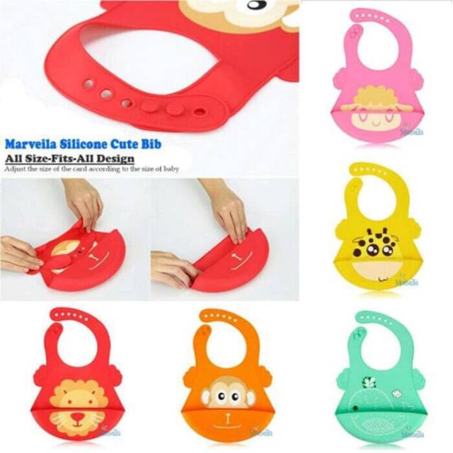 Marveila Silicone Cute Bib