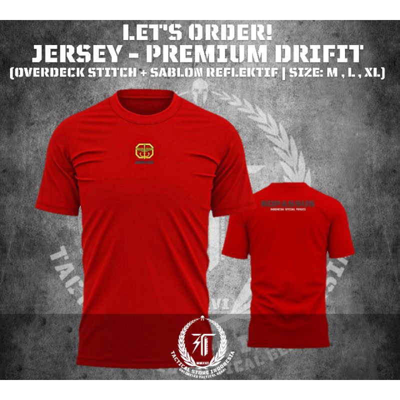 Jersey TNI - Drifit Premium - Sablon Reflektif - Kopassus , Infanteri , Raider , Cakra , Kostrad Ekskluaif Lorengid