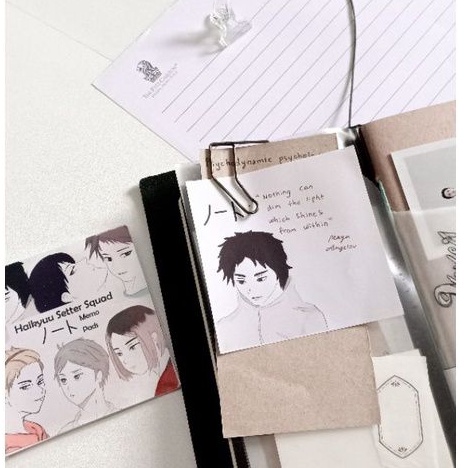 

HAIKYUU MERCH | Memopad Haikyuu | Haikyuu Notepad | Haikyuu Setter Squad | MOHON BACA DESKRIPSI