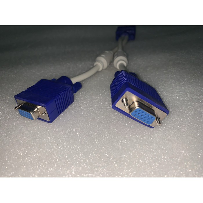 KABEL VGA SPLITTER 1-2 / KABEL VGA CABANG 1 MALE - 2 FEMALE