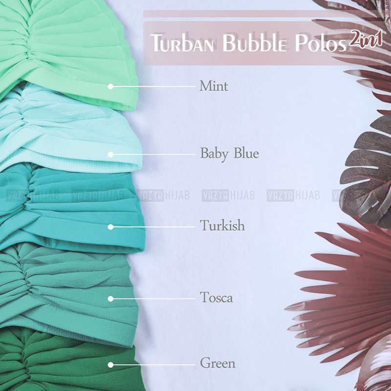 Turban Bubble Polos 2in1