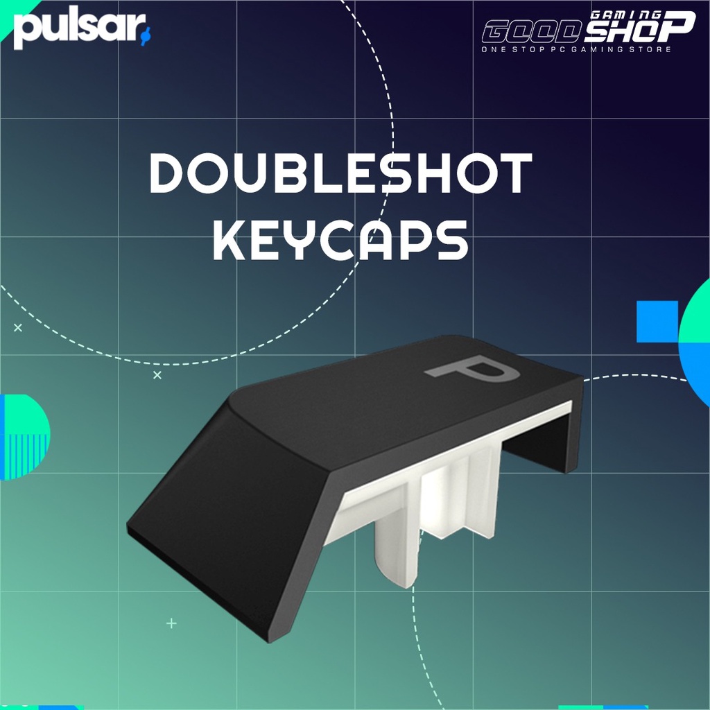 Pulsar Low Profile US ANSI - PBT Doubleshot - Keycaps (104 Set US)