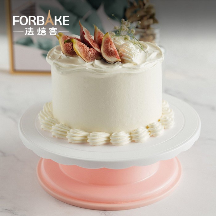 Forbake cake stand turntable / meja putar hias kue plastik