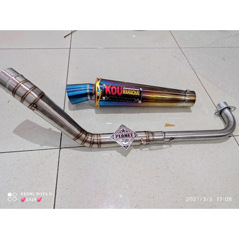 KNALPOT SUPRA 125 KNALPOT RACING SUPRA 125 KOU MAHACHAI