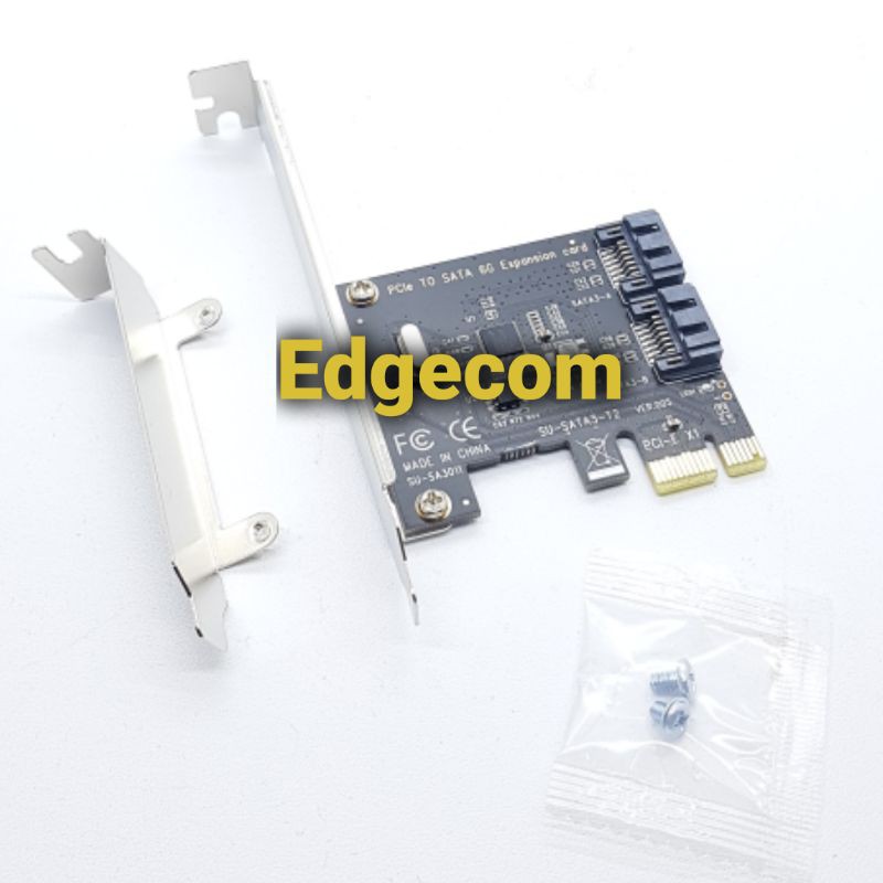 PCIE SATA III 2 Port Adapter Card With Low Profile