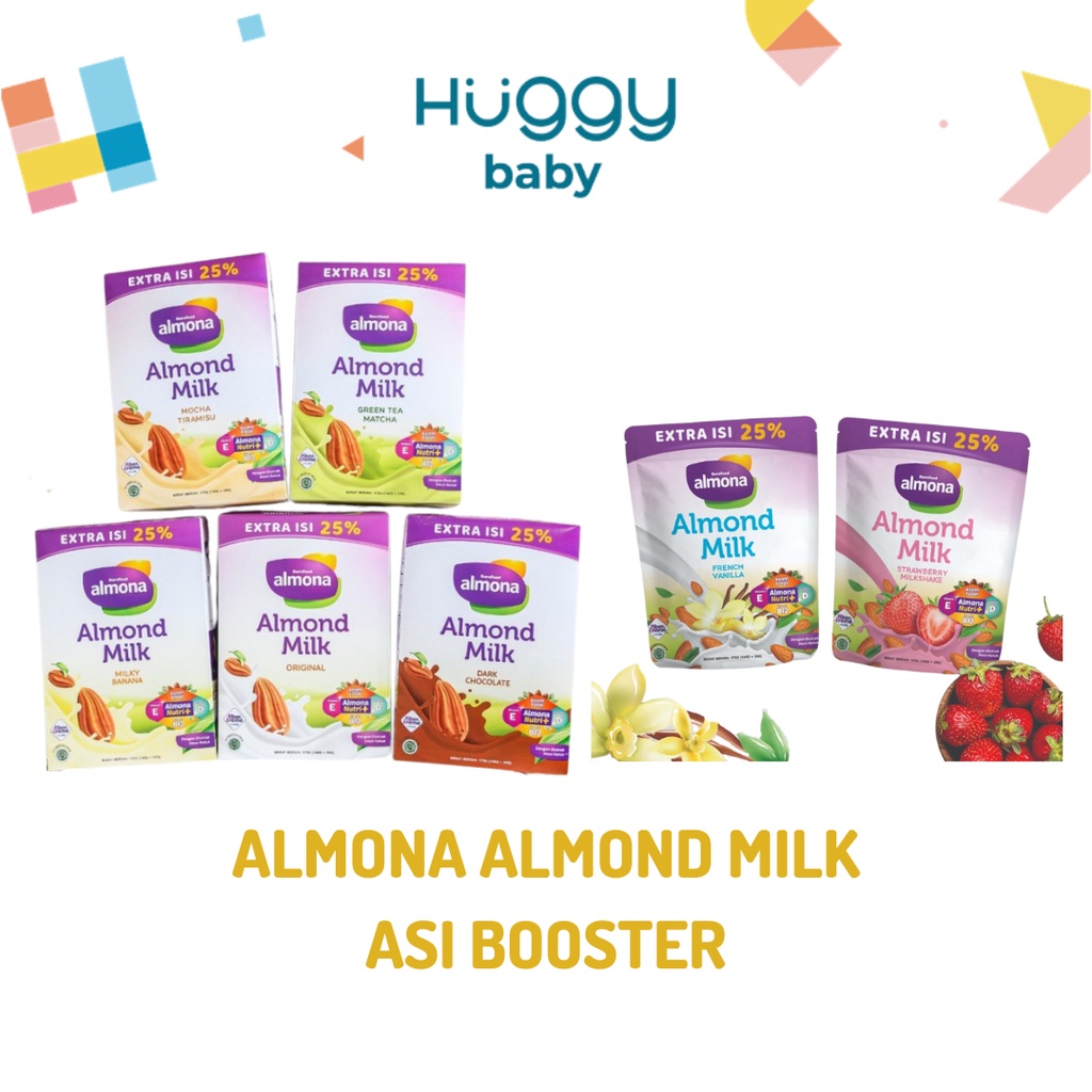 ALMONA Almond Milk Powder ASI Booster Daun Katuk |Susu Pelancar ASI