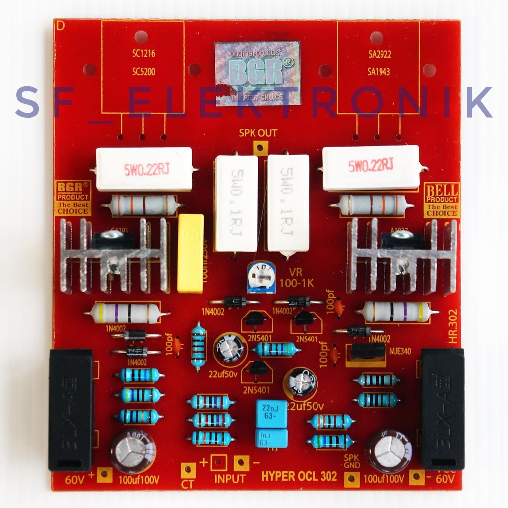 Kit Power Amplifier Driver Hyper OCL 500Watt Mono