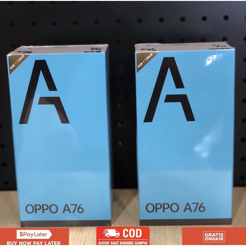 OPPO A76 RAM 6GB ROM 128GB Snapdragon 680 layar 6.56”
