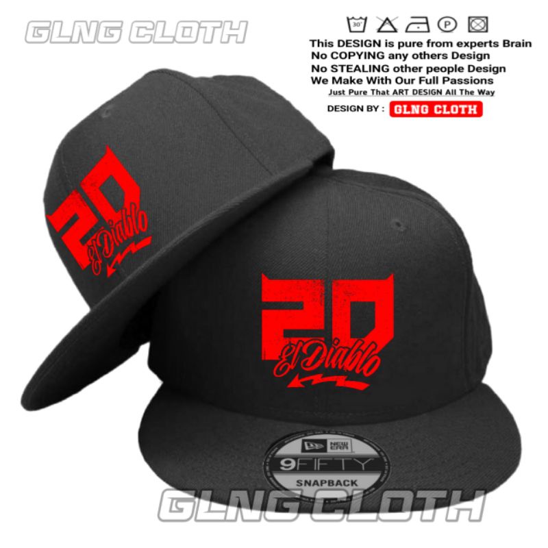Topi Fabio Quartararo MotoGP Snapback - Topi 20 El Diablo