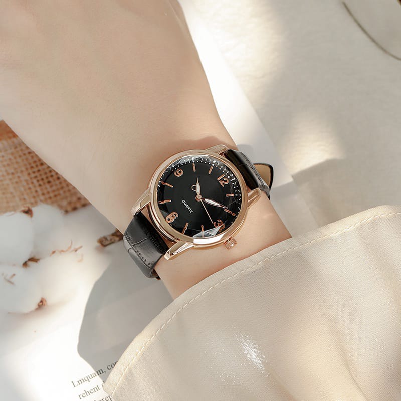 Jam Tangan HAWA Wanita Fashion Korean Casual Women Watches