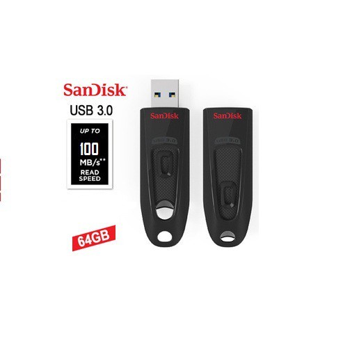 Flashdisk Sandisk Ultra 64gb 100Mbps CZ48 USB 3.0