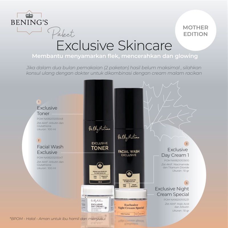 Exclusive Skincare Special | Paketan Flek, Pencerah dan Glowing Khusus Ibu Hamil dan Menyusui