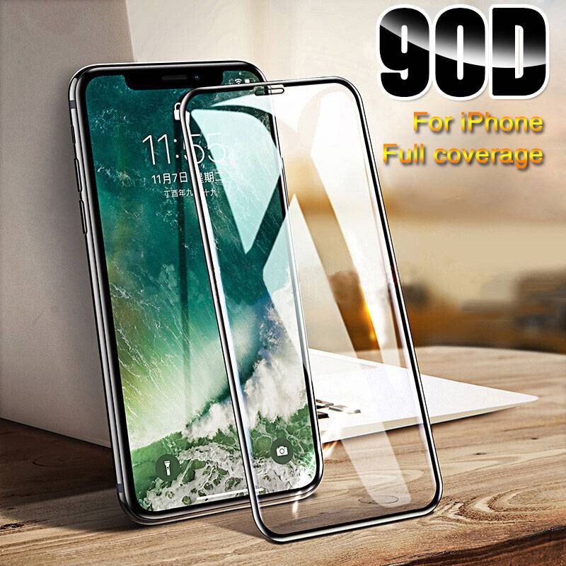 Pelindung Layar Tempered Glass 90d Untuk Iphone 13 Pro Max Mini 13pro Max