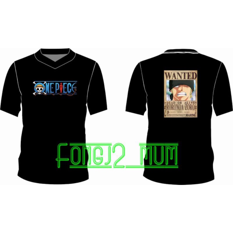 Baju One piece || Anime One Piece || Bounty Zoro