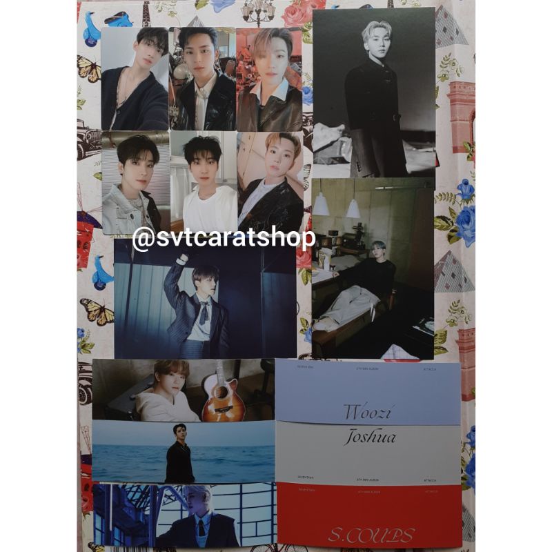 SEVENTEEN ATTACCA PHOTOCARD POSTCARD FOLDING CARD OFFICIAL dk mingyu dino seungkwan wonwoo hoshi woo